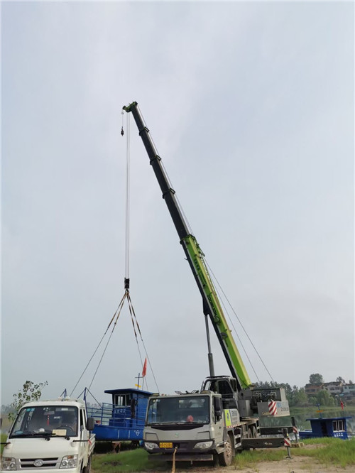 玉州区桥梁建设吊装案例